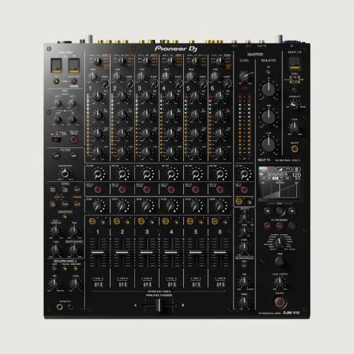 Pioneer DJ DJM-V10, 6-channel flagship DJ mixer for rent