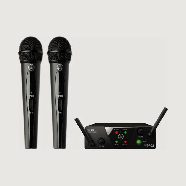 AKG WMS40 Mini Dual Vocal, Wireless microphone for rent